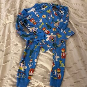 Hanna Andersson Blue Girls Nutcracker Pajamas